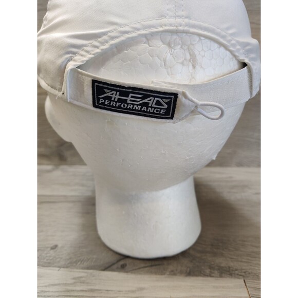 Ahead Golf Hat White w/ Red Hand Finger Pointing "Heads Up Golf Champs" - Picture 5 of 9